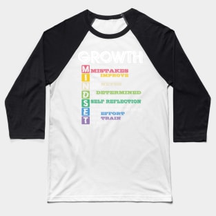 Growth Mindset Meaning Baseball T-Shirt